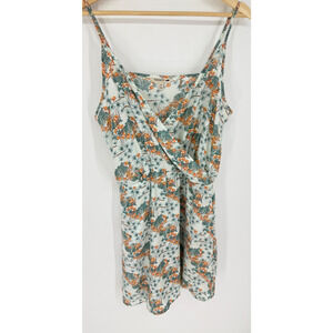 Toad & Co Hillrose Faux Wrap Dress Sz MED M Seafoam Green Sundress Summer, 2813